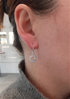 Pendientes Guerretta Gioielli Mujer ORECCHINI ORO E ZIRCONI in Oro blanco Zirconia GUERR48 - GUERR48